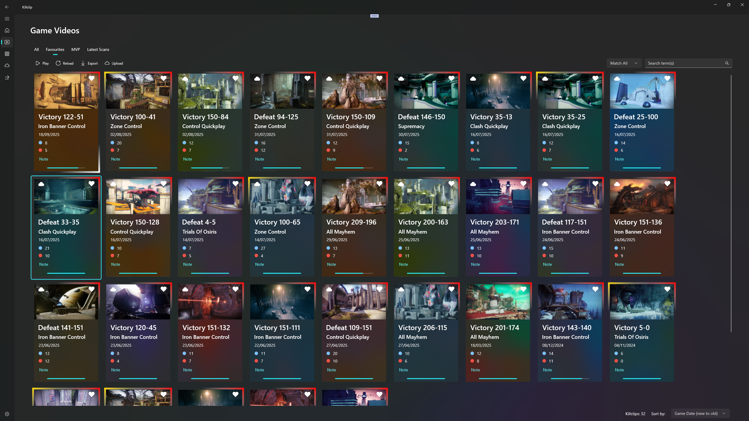 Killclip Stats